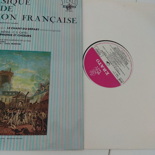 Musique de Revolution Francaise vinyl record used, military marches