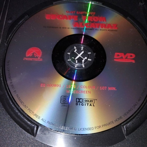 Escape from Alcatraz DVD with Clint Eastwood