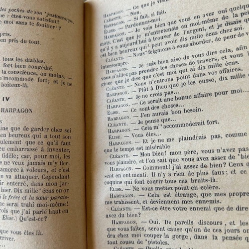 Moliere Theatre Choisi 12th edition used, 516 pages