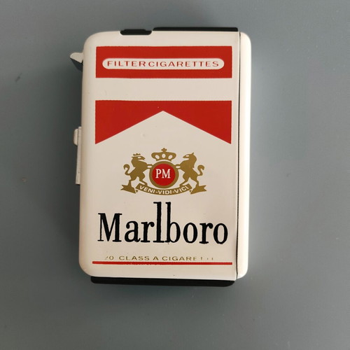 Vintage Marlboro Cigarette Dispenser with Lighter used