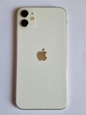 iPhone 11 128GB Άσπρο μεταχειρισμένο με κουτί και θήκη