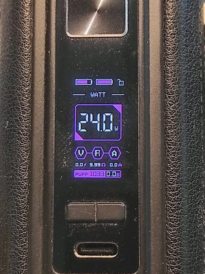 Aspire VROD 200W box mod used