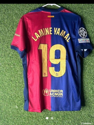Lamine Yamal Replica Football Jersey Size M Like New