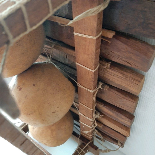 African Balafon percussion instrument used, handmade