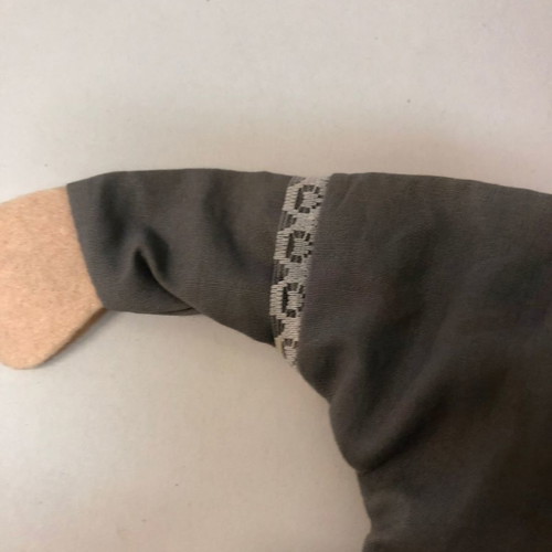 Puppet hand marionette used, plastic and fabric