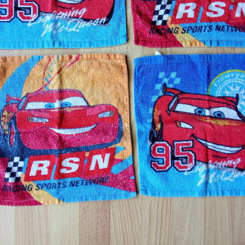 Children's towels used for hands and kindergarten McQueen