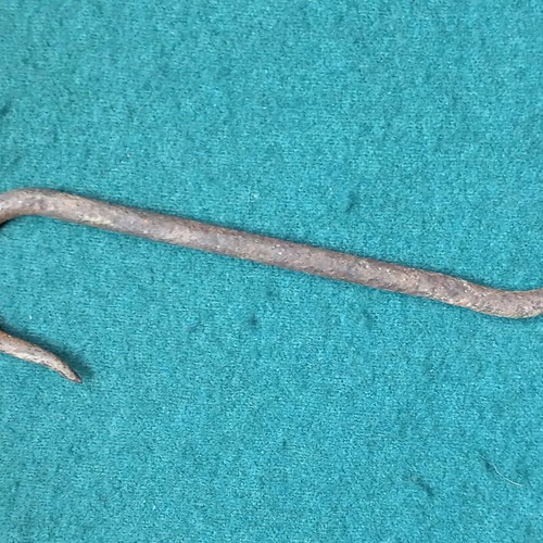 Vintage hook used, length 14.5cm