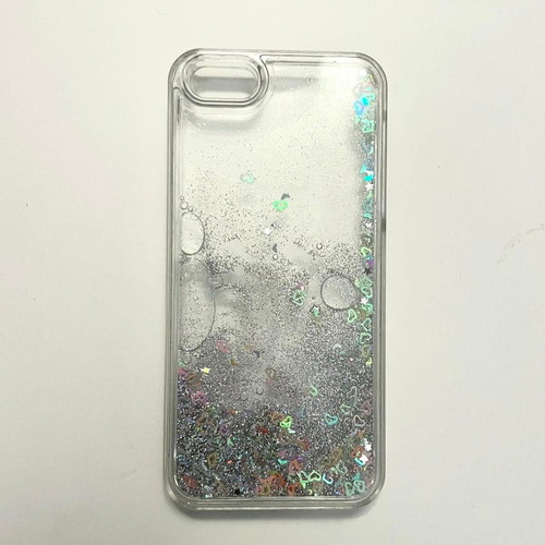 iPhone 5/5s/5SE case like new with glitter and reinforced material