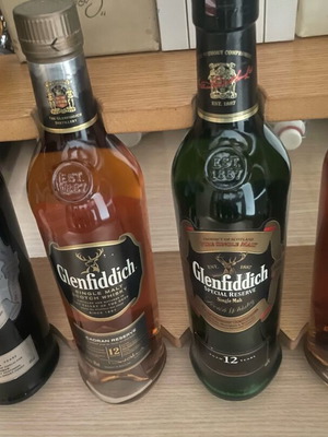 Glenfiddich 12 άρια 700 ml 5 φιάλες συλλεκτικά από προσωπική συλλογή