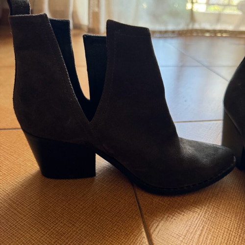 Tsakiris Mallas ankle boots used, suede dark gray size 37