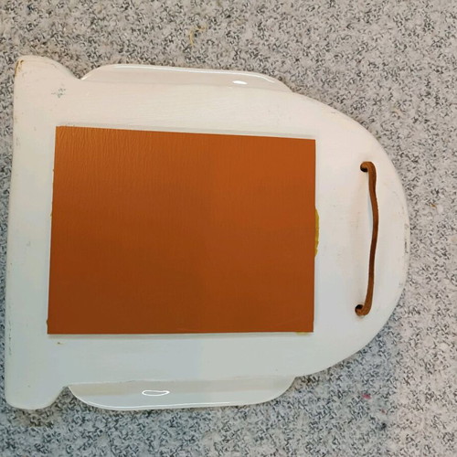 Handmade ceramic decorative mirror used 17×15 cm