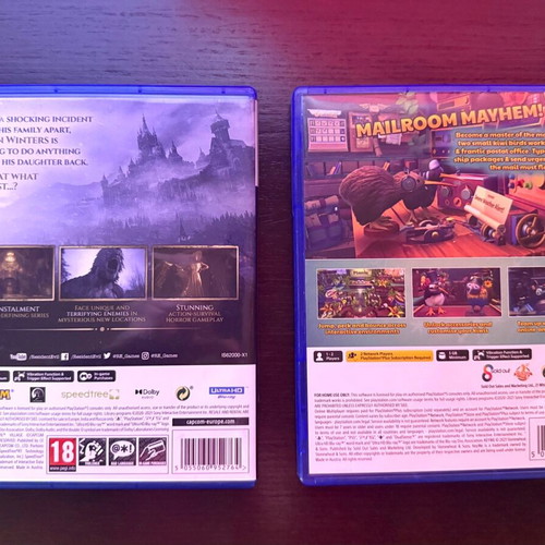 PS5 Παιχνίδια Resident Evil Village και KeyWe σαν καινούργια