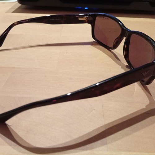 Emporio Armani sunglasses used, brown lens, size S, with case and cloth