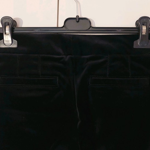 Banana Republic black velvet pants new, size M