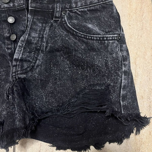 Salt & Pepper black denim shorts like new, size S 36 8
