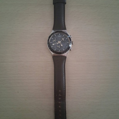 Swatch Irony Chrono Wind Fall men's watch used, black