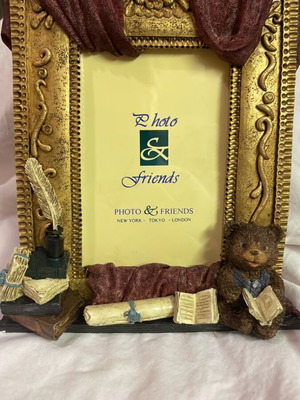 Дървена рамка за снимки нова с голяма декорация за детска снимка