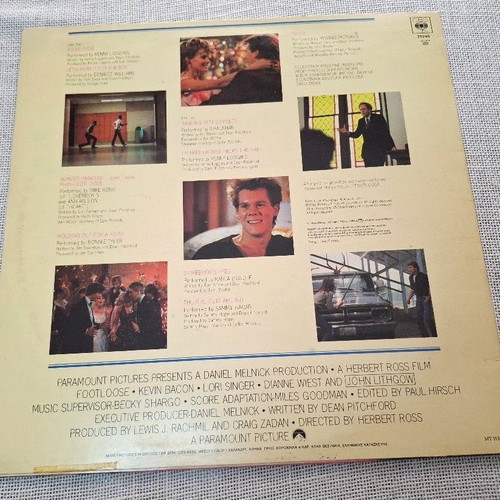 Footloose LP used, rock soundtrack 1984 Greece CBS 70246