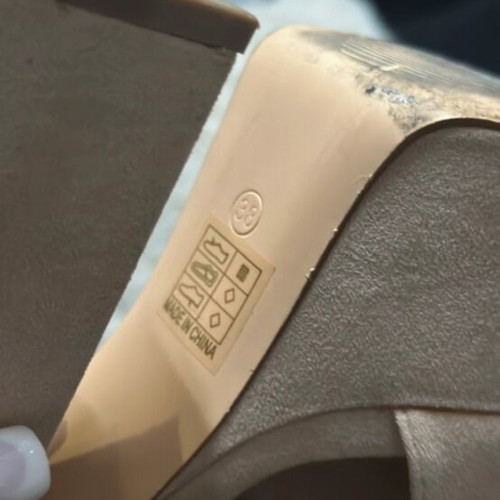Bozikis suede platform sandals like new, beige, size 38