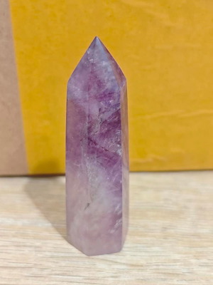 Amethyst obelisk natural processed, like new