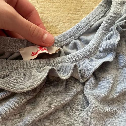 SugarFree crop top like new, grey, for girls 10-11 years