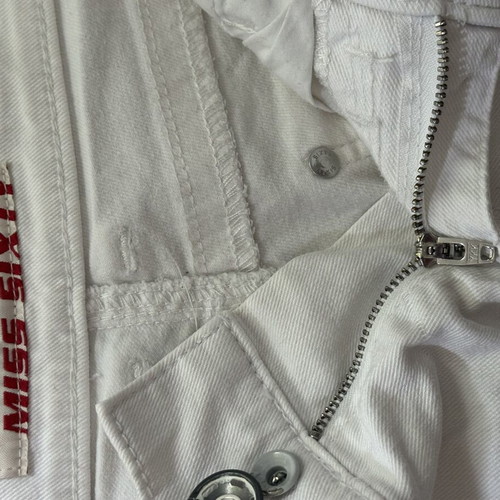 Miss Sixty Binky Low-Rise White Jeans Y2K like new, size S