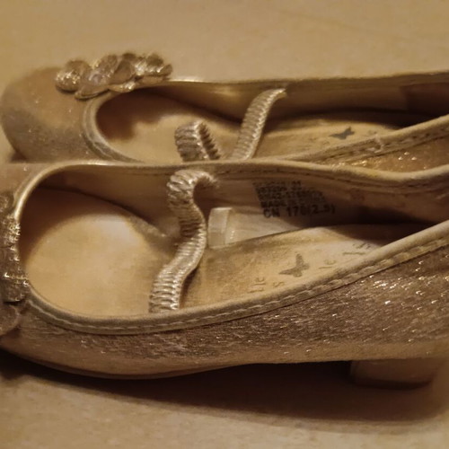 Gold shoes used size 27.5 (US 10)