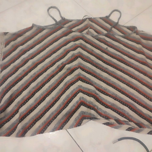 Pull & Bear blouse used, multicolor, boho style