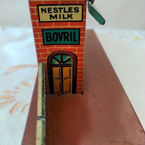Vintage Tin Railway Shop made in Germany used