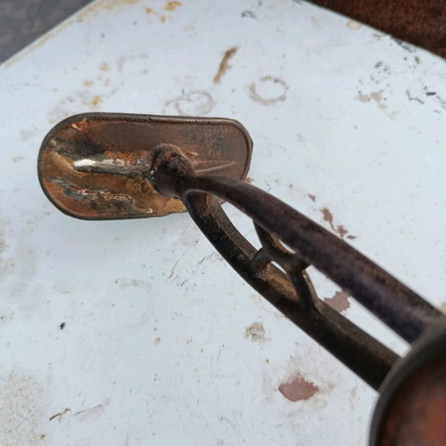 Large hand drill used with minor tip repair needed