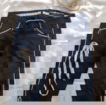  Γυναικείο GUESS κάπρι παντελόνι navy με λευκές λεπτομέρειες – άριστη κατάσταση