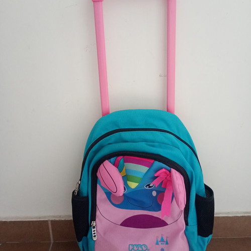 Polo New Animal Preschool Trolley School Bag used
