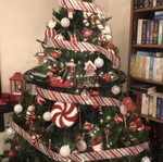 Christmas tree used, almost 2 m, without decorations