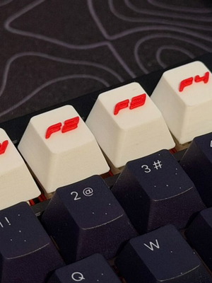 Keycaps για μηχανικό πληκτρολόγιο F1 F2 F3 F4 σετ καινούργια