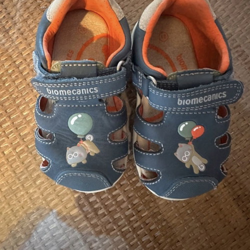 Biomecanics sandals for first steps, size 21, grey