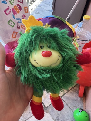 Lucky Sprite plush doll from Rainbow Brite vintage series