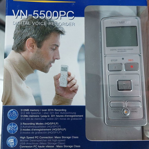 Olympus VN-5500PC digital voice recorder new