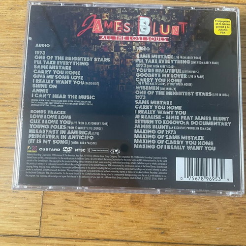James Blunt All The Lost Souls Deluxe Edition CD&DVD new