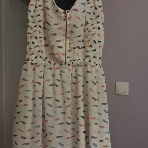 Bershka summer dress like new, airy with front zipper