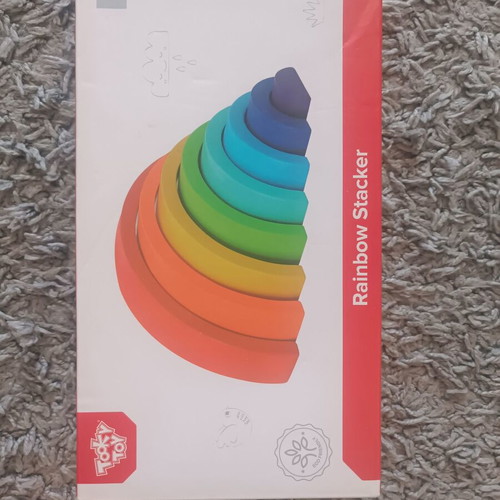 Wooden rainbow tooky toys like new