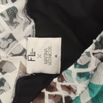Marina Vernicos shorts medium, like new, multicolor with back pocket