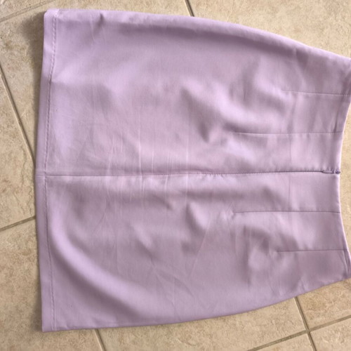 Mindmatter skirt new, size XS, purple, fabric A-line with zipper
