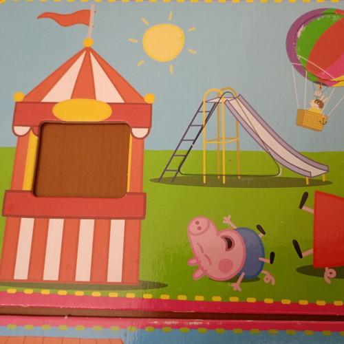 Peppa Pig Educational Cards used, learn shapes set of 4