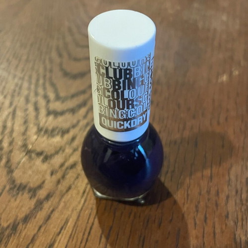 Purple nail polish with glitter Quick Dry new