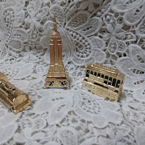 Metal vintage pencil sharpeners new, set of 3 pieces