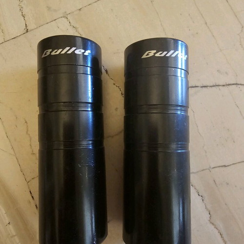 Bullet bicycle handlebar grips like new, set of two