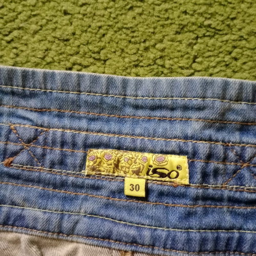 Denim mini skirt like new, Iso, size M/L