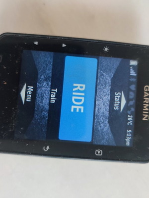 Garmin Edge 520 Plus used with accessories and receipt