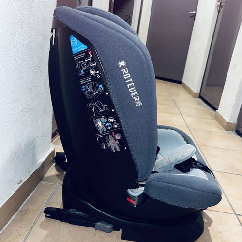 Roteuer i-Size car seat used, dark gray, Isofix system