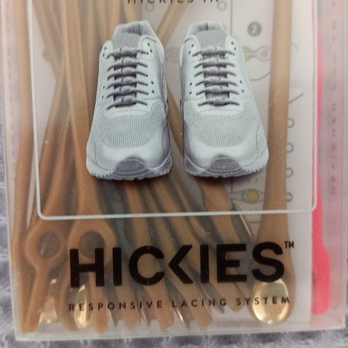 Hickies shoelaces gold color, new, pack of 14